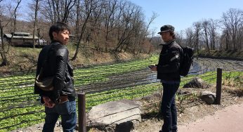 安曇野「大王わさび農場」までマスツーリング（３人）