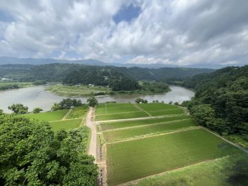 ここだけ大きく蛇行している信濃川